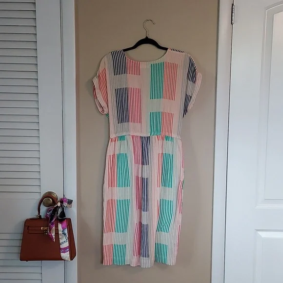 Lou&Grey for Loft lined twist  Casual Dress - Picture 4 of 7